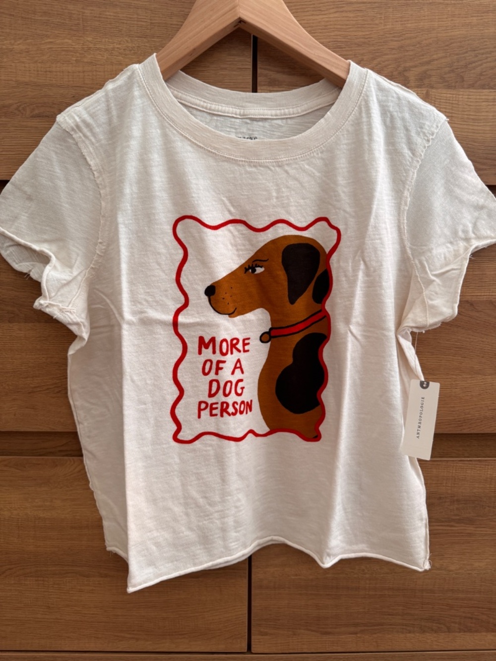 New ANTHROPOLOGIE MAEVE x TULASTRA STUDIO Boxy dog tee